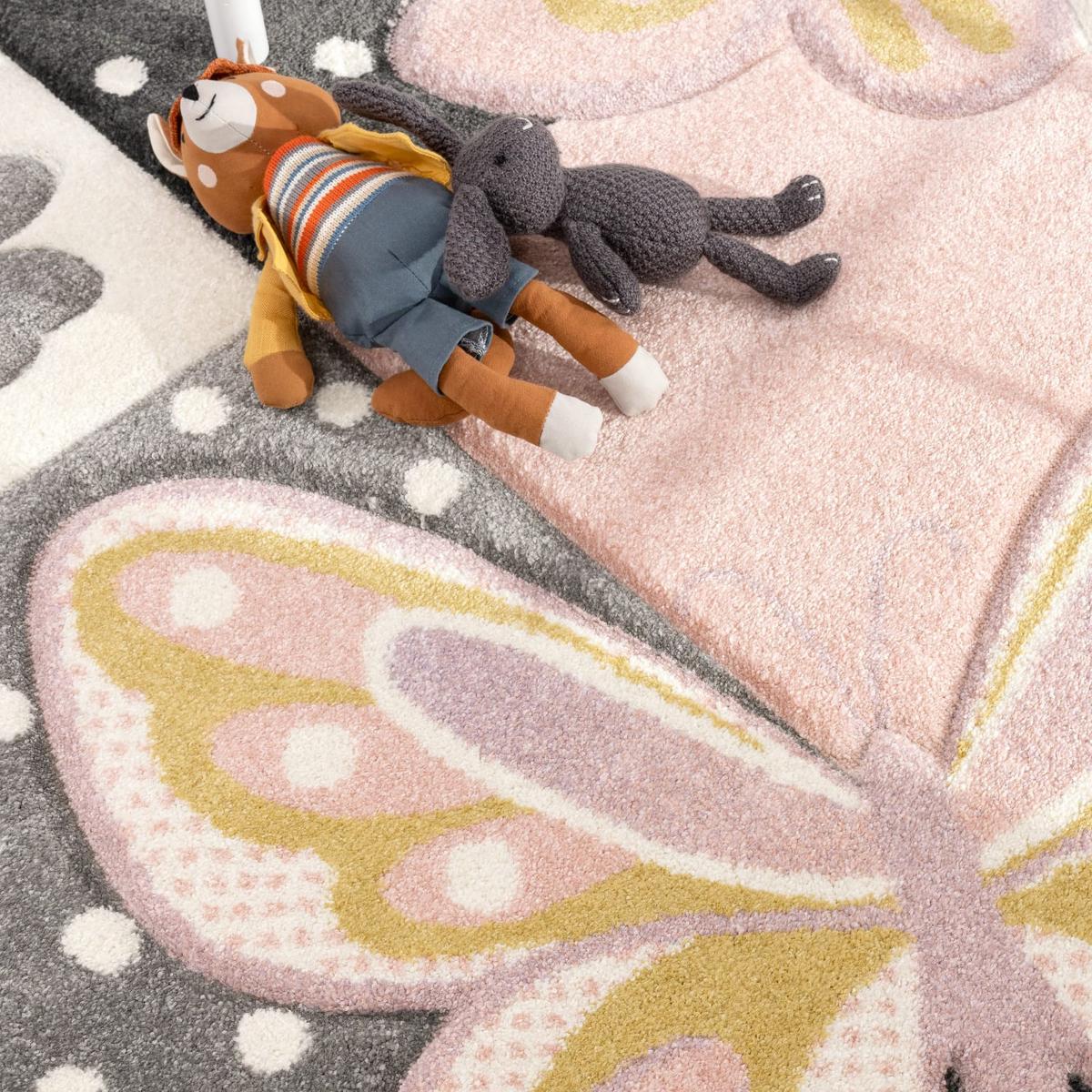 KINDERTEPPICH, im Patchwork-Stil, Mehrfarbig, Ø 160 cm - Multicolor, Textil (160/160cm) - KADIMA DESIGN