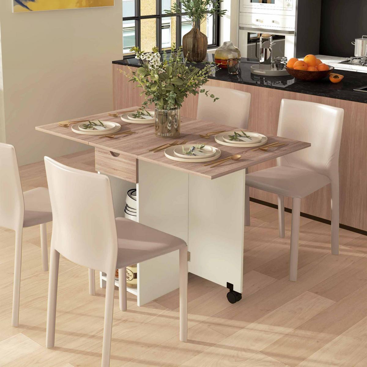 ESSTISCH Pylos 120/72/75 cm - Braun, Holz (120/72/75cm) - ZMH