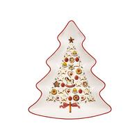 BAUMSCHALE Winter Bakery Delight bunt 27 x 23 cm - Multicolor, Keramik (1cm) - Villeroy & Boch