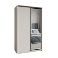SCHWEBETÜRENSCHRANK TAVI 120/205/60 cm 2-türig mit Spiegel Kaschmir - Kaschmir, Holzwerkstoff (120/205/60cm) - MASSENO