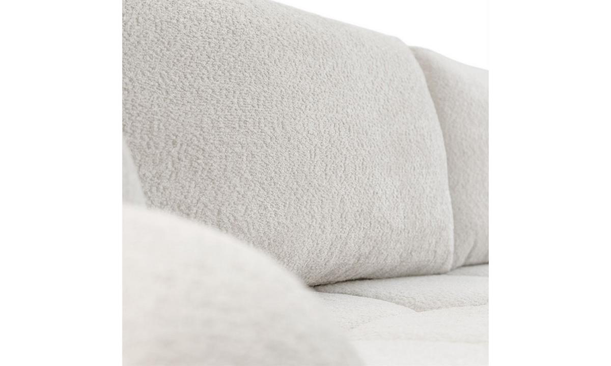 ECKSOFA MALIBU XL 275/150/87 cm Coral 70 - Creme, Textil (275/150cm) - Lookway
