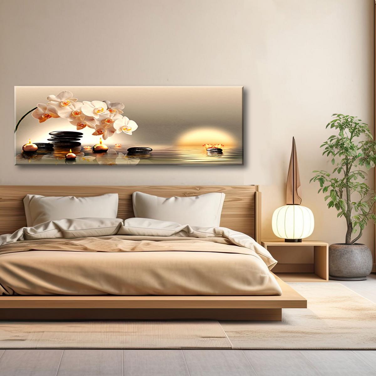 KUNSTDRUCK Beige 120/40 cm - Beige, Textil (120/40cm) - KUNSTLOFT