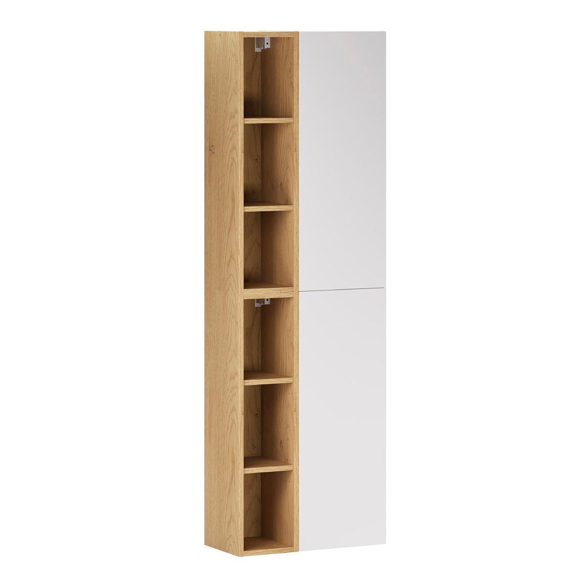 HÄNGESÄULE Oria Weiß - Weiß, Holzwerkstoff (50/160/26.6cm) - Petits-meubles