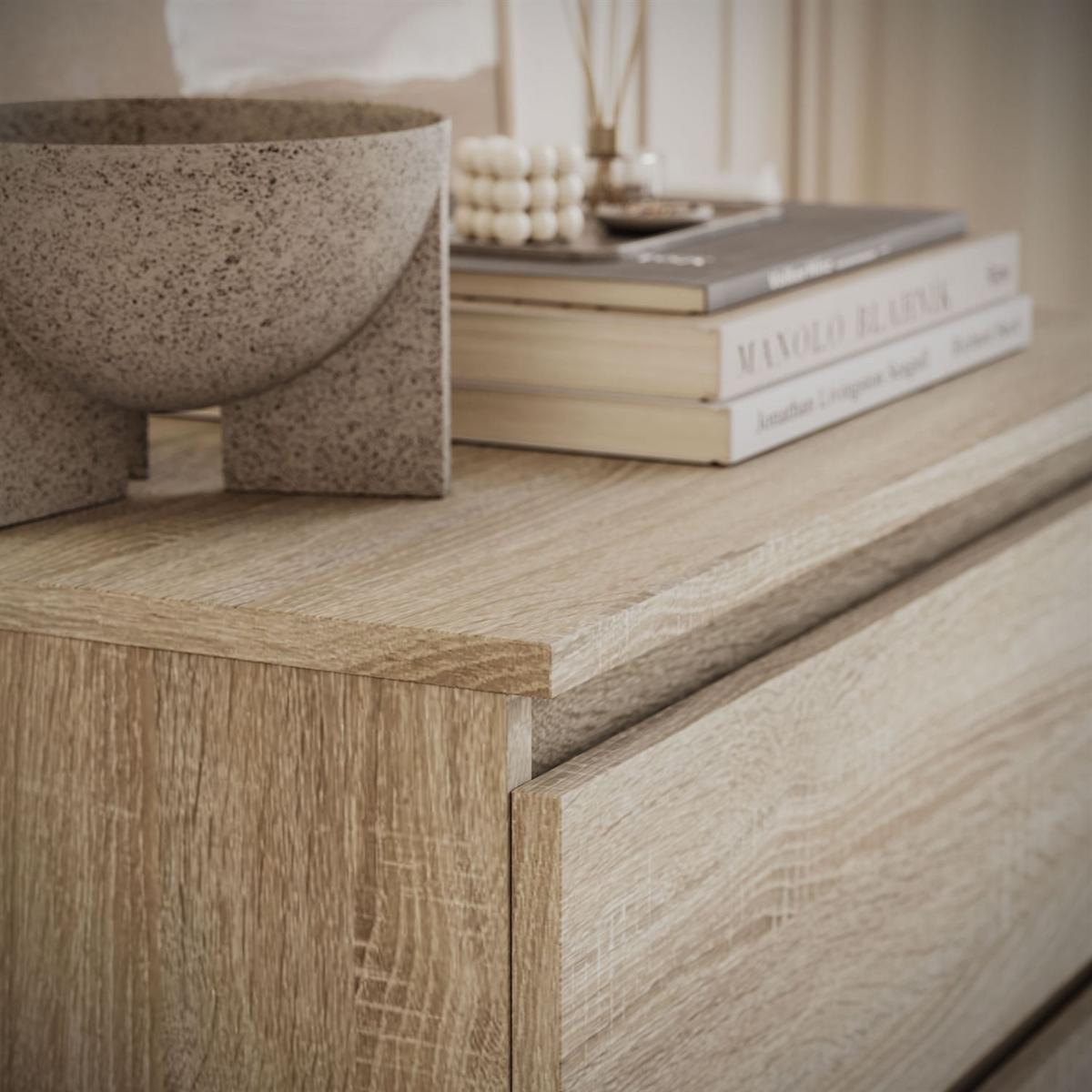 HIGHBOARD HANA M4 70 Sonoma Eiche - Sonoma Eiche, Holzwerkstoff (70/97/40cm) - Lookway