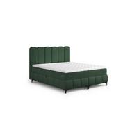 BOXBETT Isabel - Grün, Holzwerkstoff/Textil (160/200cm) - Fun Möbel