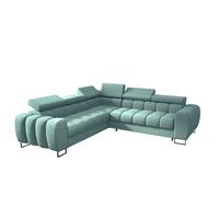 ECKSOFA Bastien Mit Schlaffunktion - Hellblau, Holzwerkstoff/Textil (260/260cm) - Fun Möbel