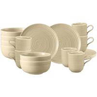 FRÜHSTÜCKS-SET Terra Sandbeige 18-tlg. - Beige, Keramik (2/2/2cm) - Seltmann Weiden