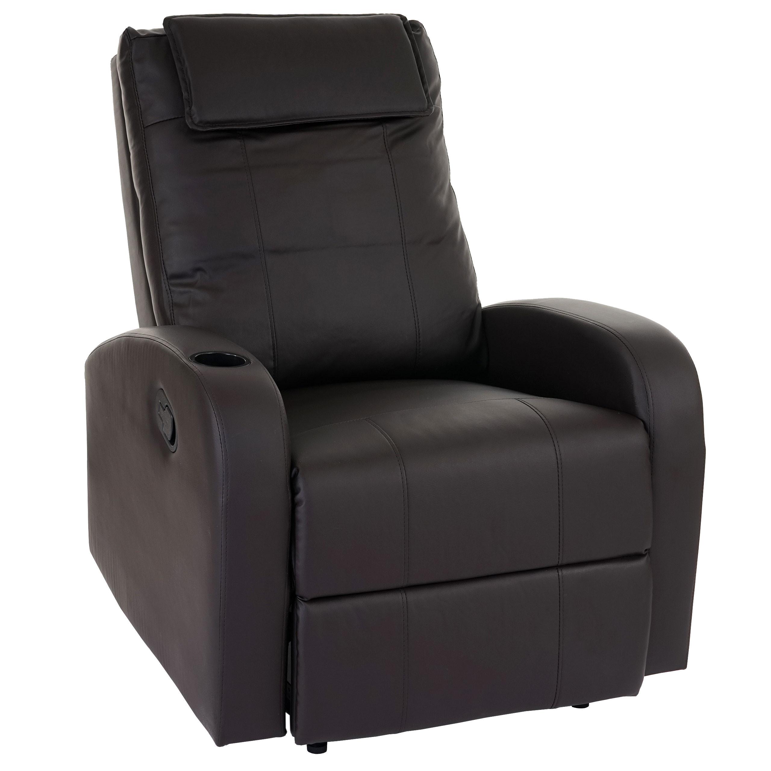 RELAXSESSEL Kastanienbraun - Rotbraun, Textil (76/99/96cm) - MCW