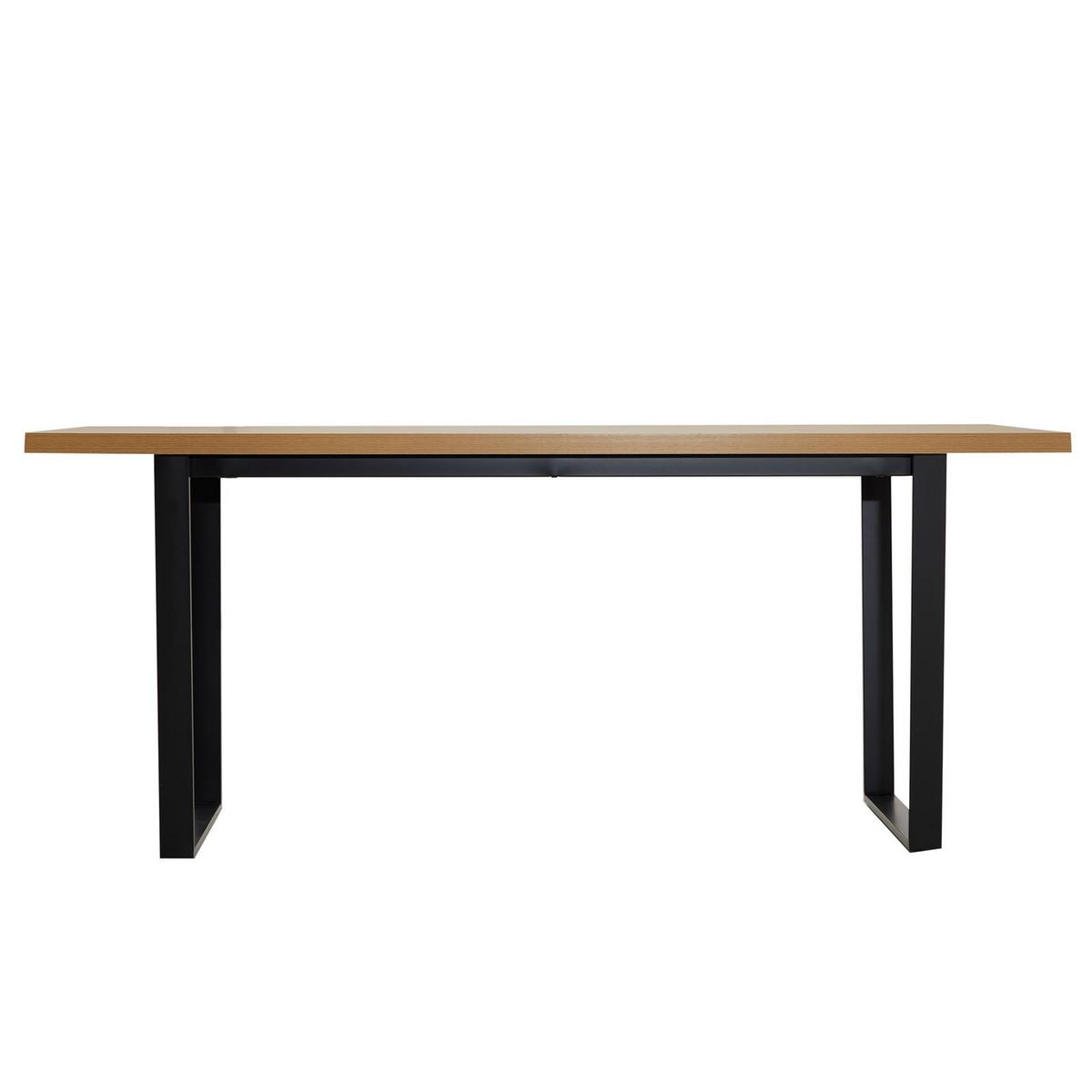 ESSTISCH VIDAGO - Wildeiche, Holzwerkstoff/Metall (90/180/76cm) - CARO-Möbel