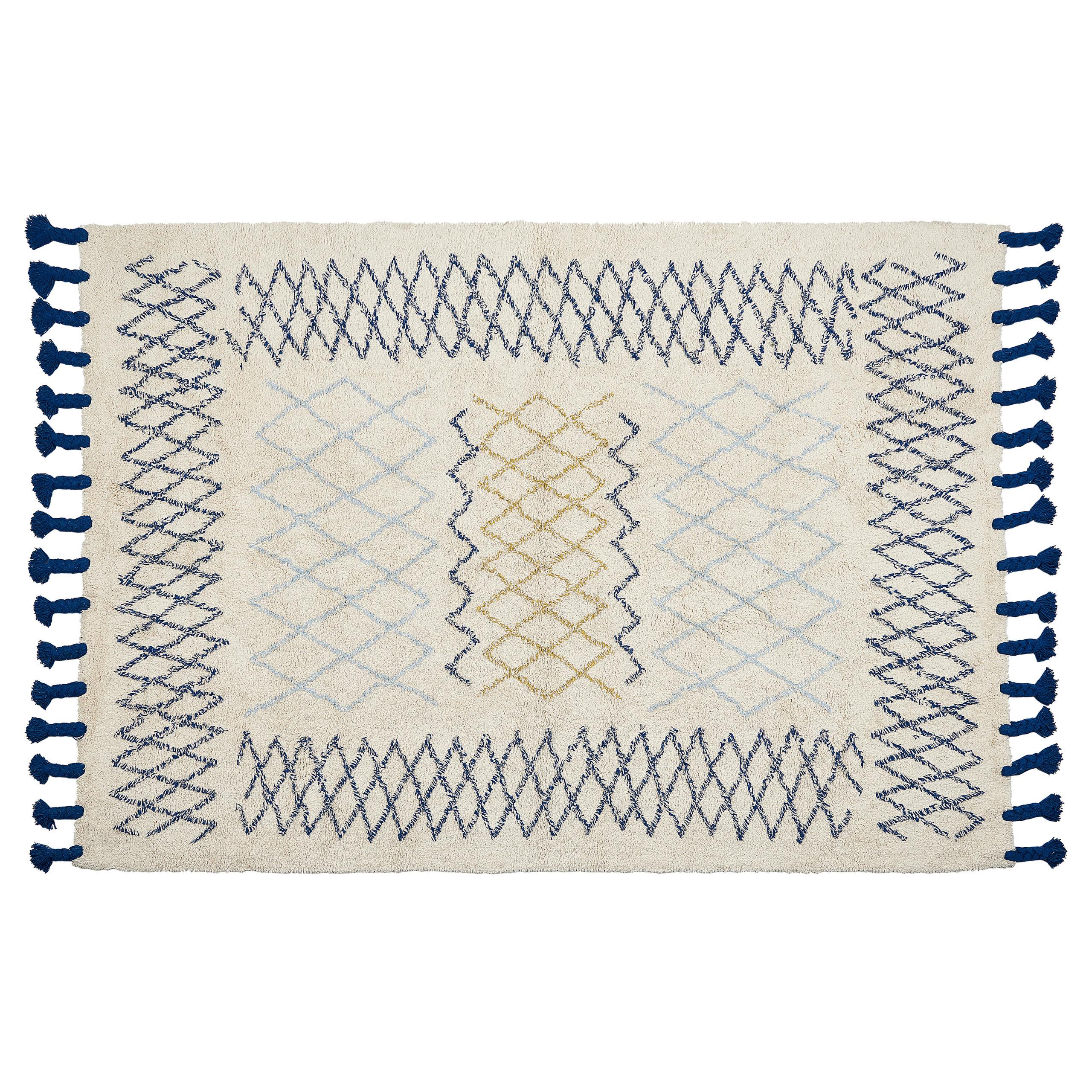 KURZFLOR-TEPPICH Erzincan 200/140 cm - Beige, Textil (140/200cm) - Beliani