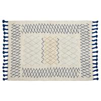 KURZFLOR-TEPPICH Erzincan 200/140 cm - Beige, Textil (140/200cm) - Beliani