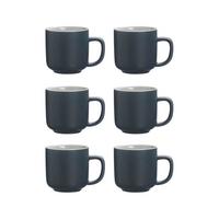 ESPRESSOTASSEN Jasper grau 100 ml 6er Set - Grau, Keramik (0.1L) - Ritzenhoff Breker