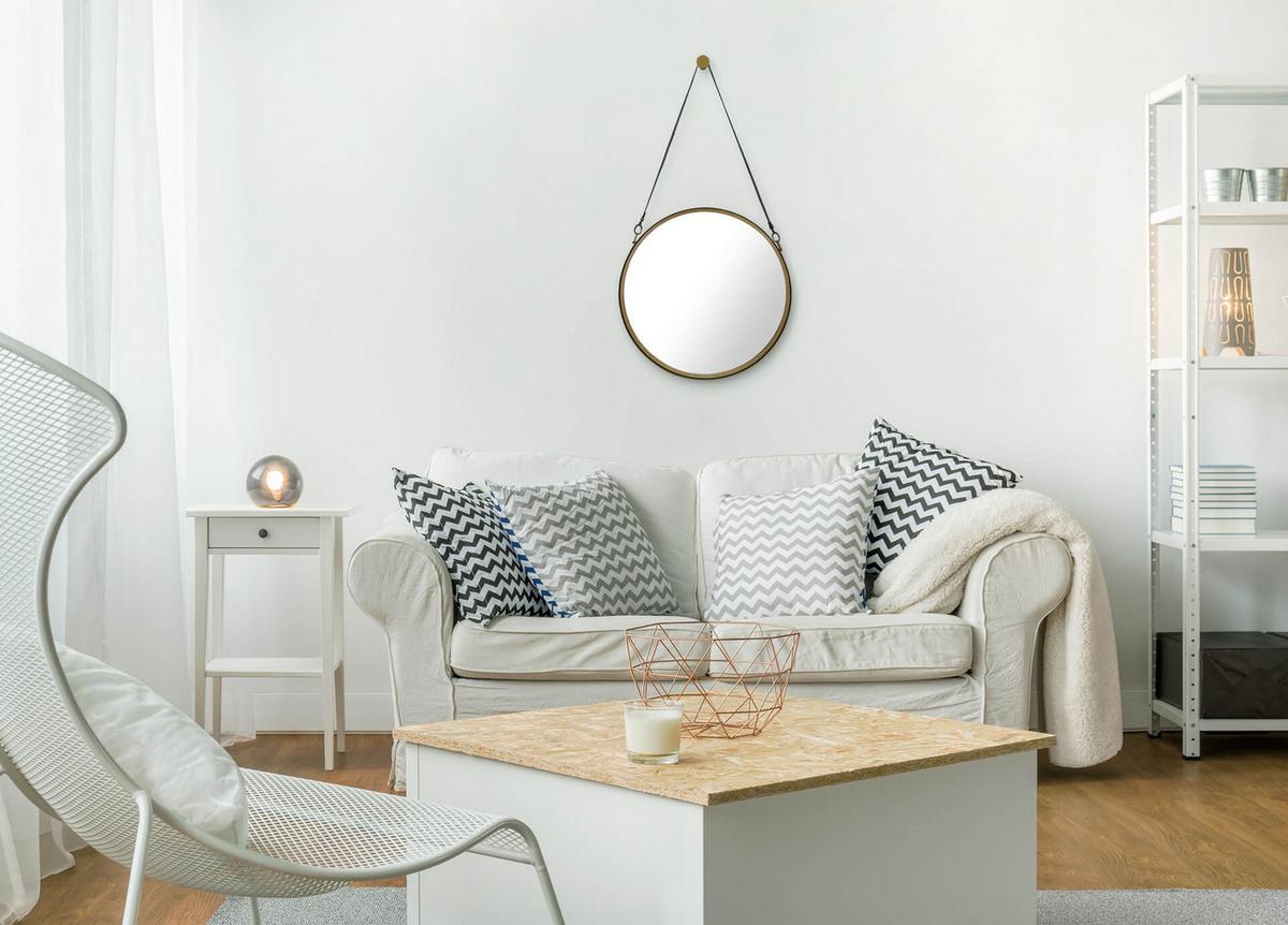 WANDSPIEGEL Gold 60/110,5 cm - Goldfarben, Metall (5.21/110.5/6cm) - KUNSTLOFT