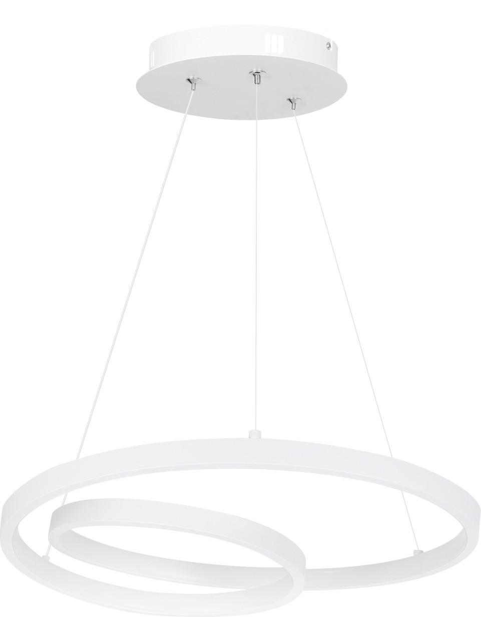 PENDELLEUCHTE Flair 40/40/150 cm - Weiß, Metall (40/40/150cm) - Nettlife