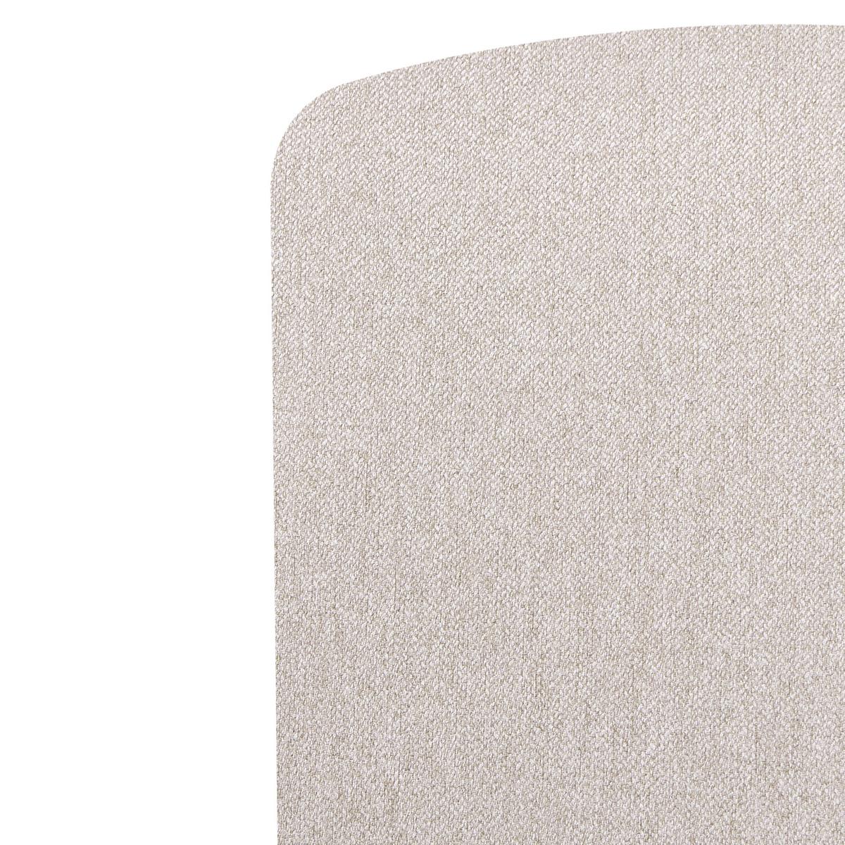 BÜROSTUHL Beige Captain - Beige/Weiß, Textil (62/100/58cm) - Beliani