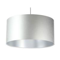HÄNGELEUCHTE Grau 50/25 cm - Silberfarben/Grau, Kunststoff (50/0.8/25cm) - ONZENO