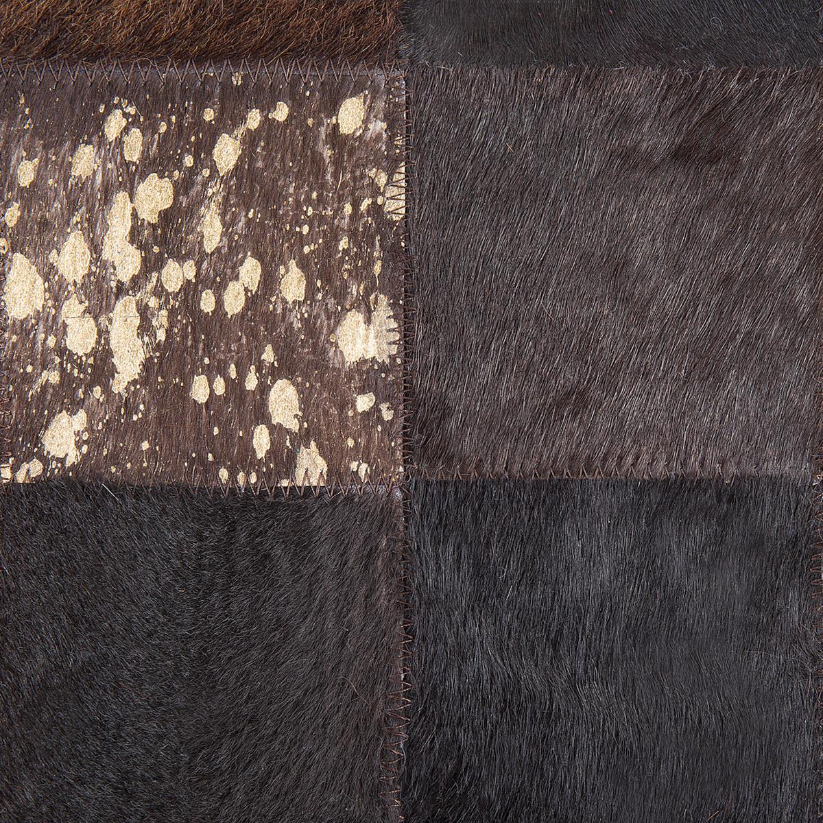 KURZFLOR-TEPPICH Bandirma 200/140 cm - Braun, Fell (140/200cm) - Beliani