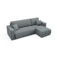 ECKSOFA Vasco 3 Sitzplätze Grau - Grau, Holz (247/145cm) - Petits-meubles