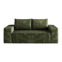 2-SITZER SOFA 180cm Cord-Sofa ohne Montage - Grün, Textil (180/83/90cm) - Urban Meuble