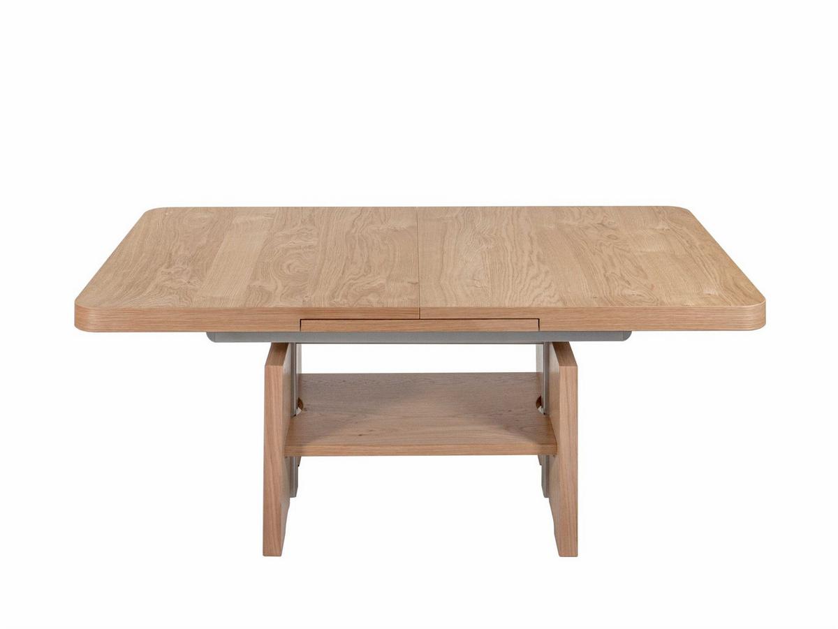 COUCHTISCH höhenverstellbar und ausziehbar Clover 120x56x70 Wildeiche - Wildeiche, Holz (120/70/70cm) - 58aufmkessel