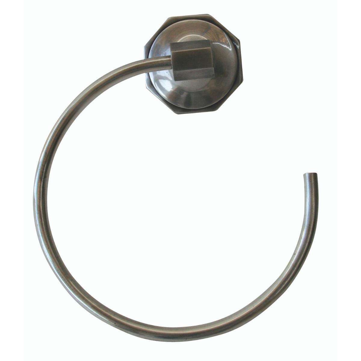 HANDTUCHHALTER Wand Octo - Silberfarben, Metall (9/15/9cm) - Signature