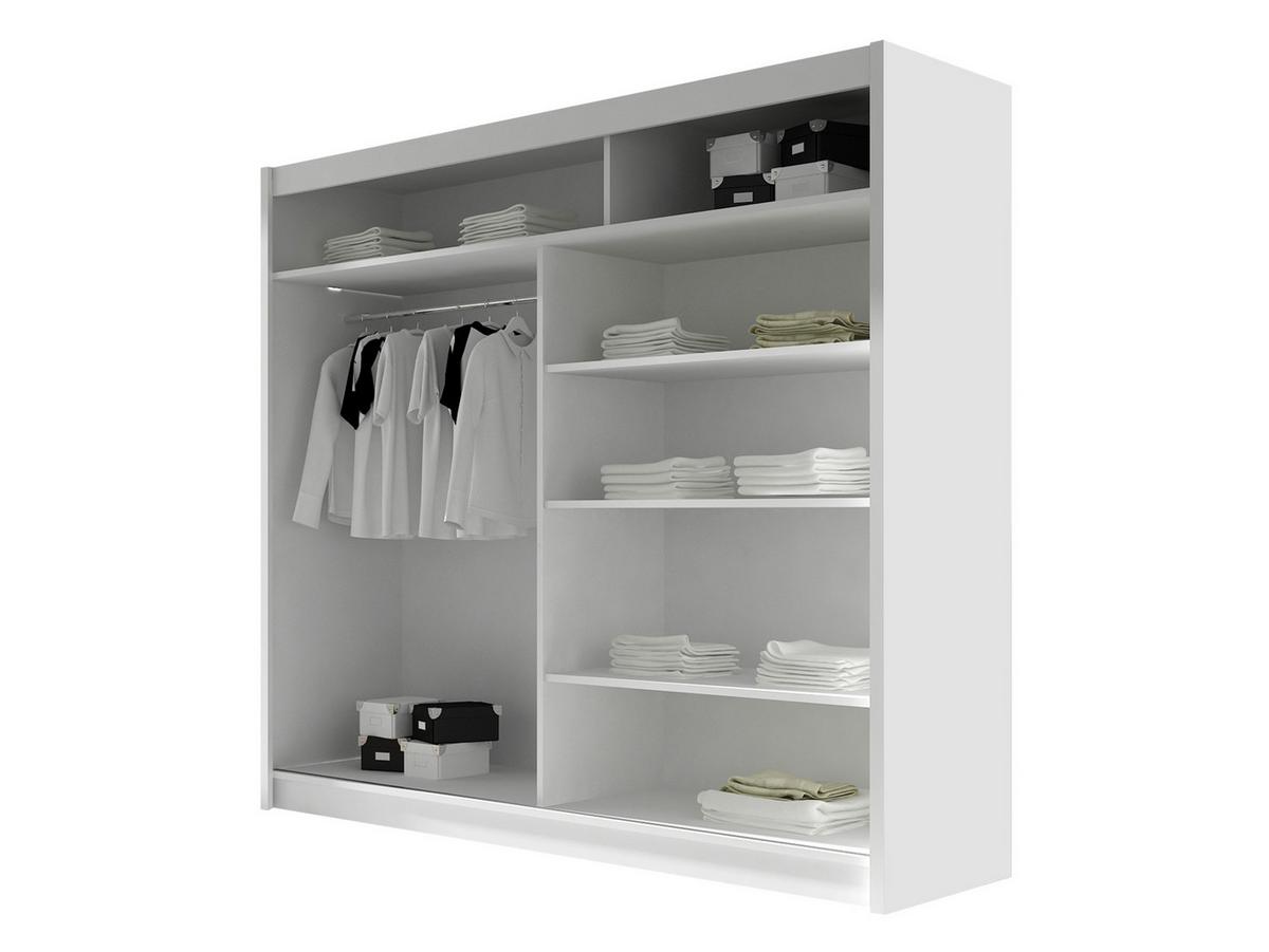 SCHWEBETÜRENSCHRANK Talin IV - Silberfarben/Multicolor, Holzwerkstoff/Metall (180/215/58cm) - MIRJAN24