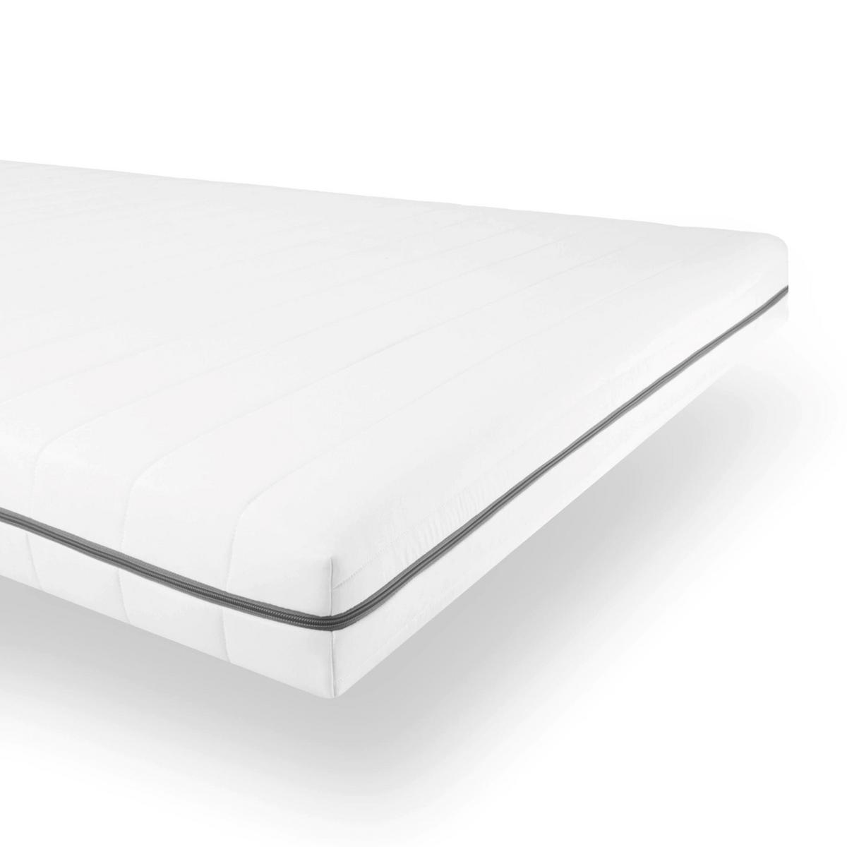 MATRATZE H3 100x200 cm – ergonomische Matratze mit waschbarem Bezug – ca. 10-11 cm Höhe – allergikergeeignet - Weiß, Textil (100/200cm) - Mister Sandman