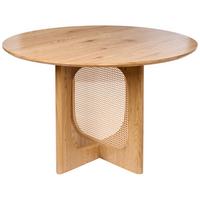 ESSTISCH Braun Karlo - Hellbraun, Holzwerkstoff (120/120/76cm) - Beliani