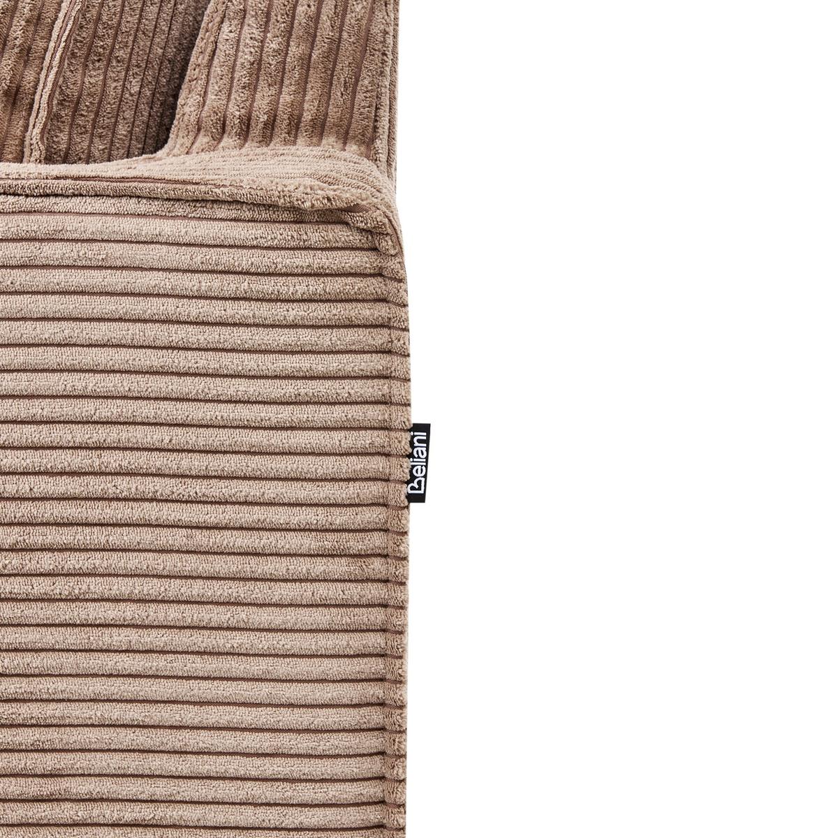 SESSEL Beige Vind - Beige/Schwarz, Textil (79/82/85cm) - Beliani