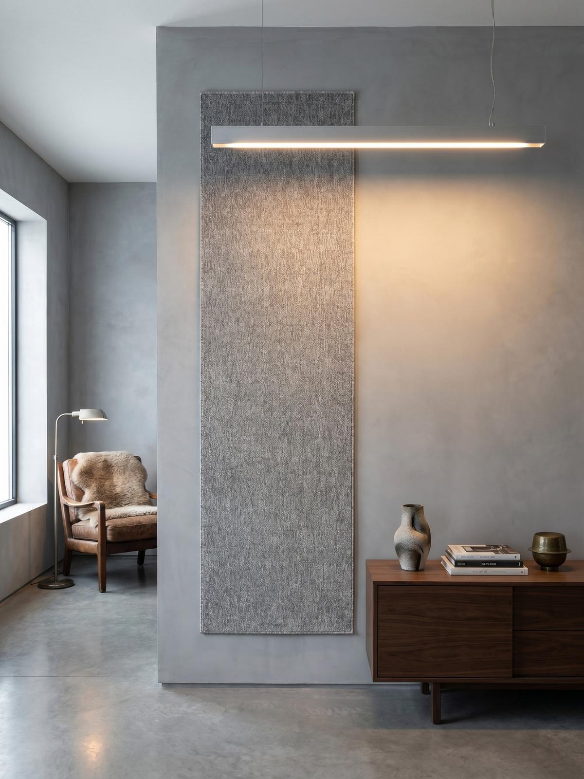 KURZFLORTEPPICH AMMER, einfarbig, Hellgrau, 80 x 250 cm - Grau, Textil (250/80cm) - KADIMA DESIGN