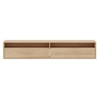 TV-HÄNGEBOARD Heggers mit Fächern MAVELIE 180 CM - Beige, Holzwerkstoff (180/33/33cm) - Selsey