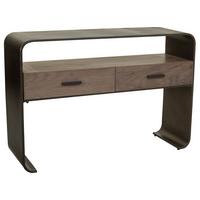 KONSOLE 122x37x82 cm - Braun, Holz (37/122/82cm) - Wanderlust