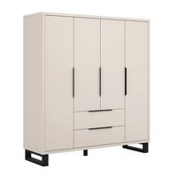 KLEIDERSCHRANK 4 Türen Eden Kaschmir - Kaschmir, Holzwerkstoff (190.7/210.3/60cm) - Petits-meubles