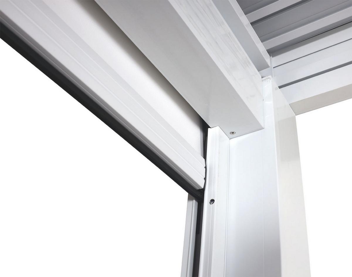 PERGOLA MIT SEITENWAND Weiß - Weiß, Metall (583/220/301cm) - MCW