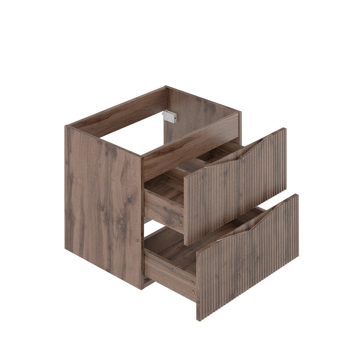 WASCHTISCHUNTERSCHRANK 60cm Tao Holz - Braun, Holzwerkstoff (60/50/46.5cm) - Petits-meubles