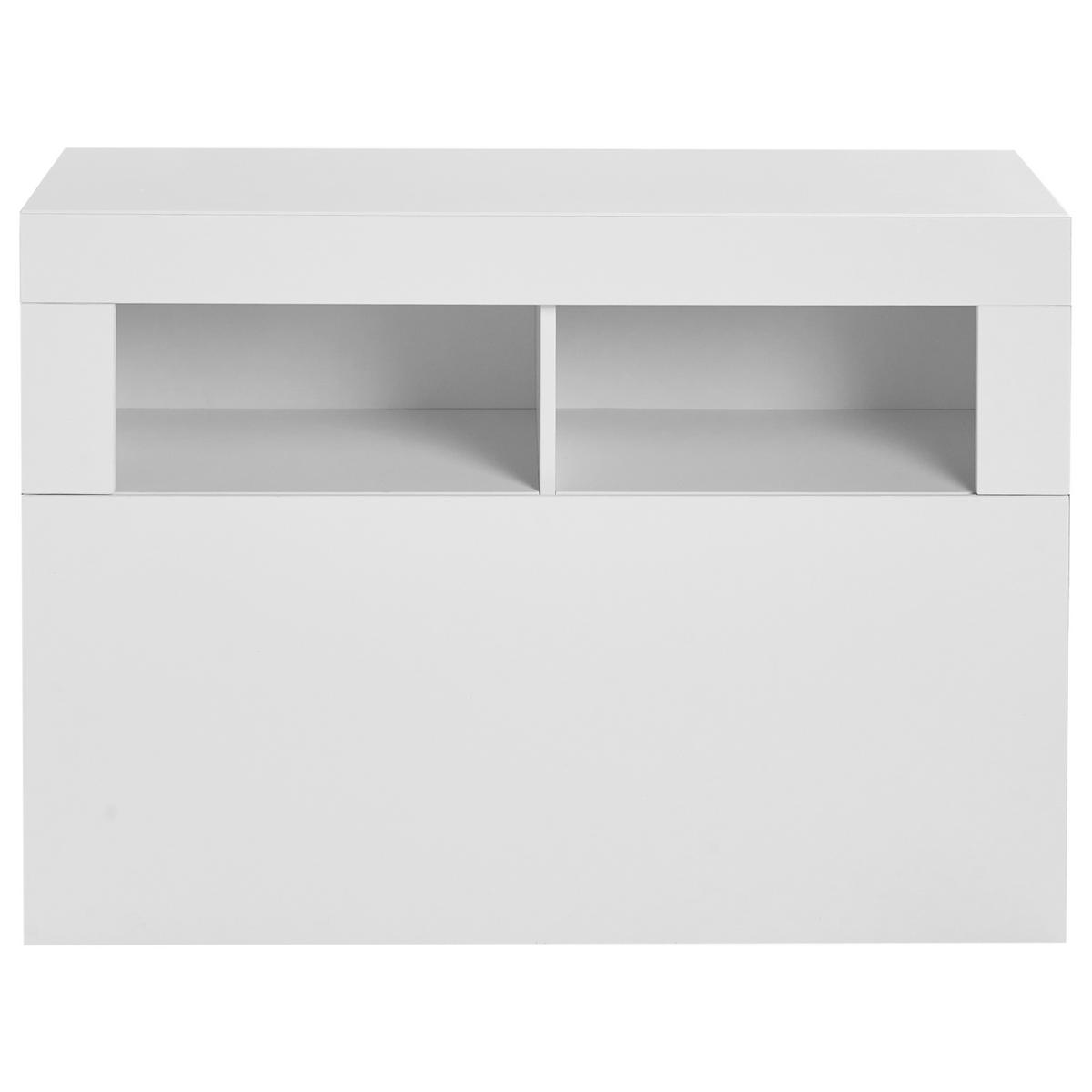 FLUR-SET Weiß Bathurst - Weiß, Holzwerkstoff (80/60/35cm) - Beliani