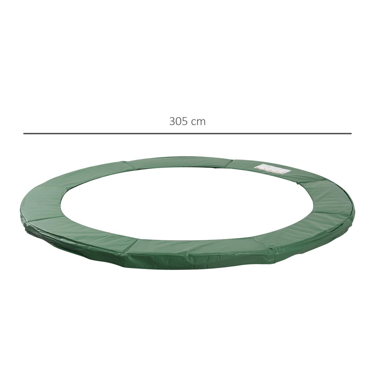 RANDABDECKUNG, PE, Grün, Ø305 cm - Grün, Kunststoff (305/305cm) - HOMCOM