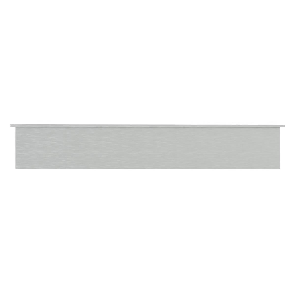 DUSCHNISCHE Silber 30/60 cm - Silberfarben, Metall (30/60/10cm) - LuxeBath