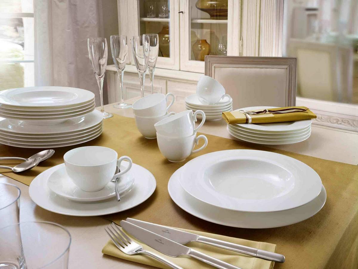 KAFFEE- OBERTASSE Royal weiß 200 ml 6er Set - Weiß, Keramik (0.2L) - Villeroy & Boch