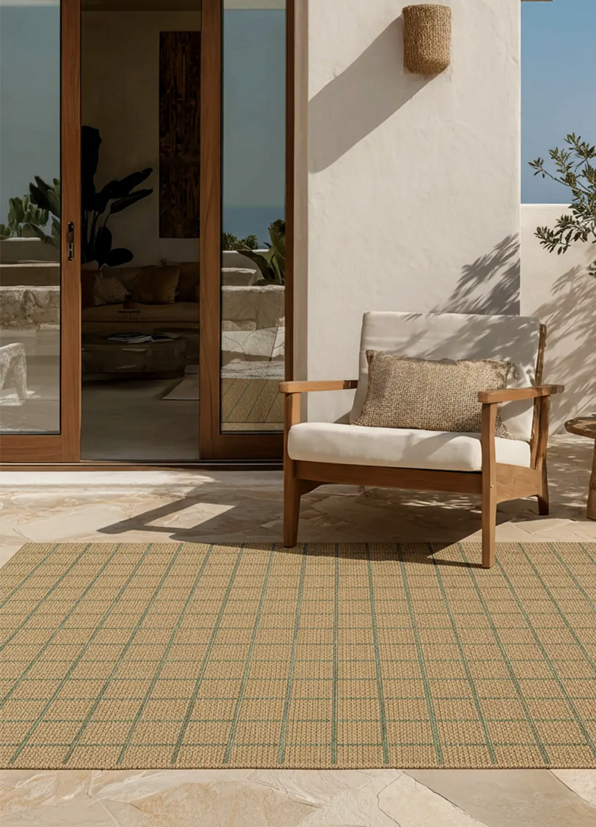 IN- & OUTDOOR-TEPPICH Braun / Grün Pergola 160/230 cm - Braun/Grün, Textil (160/230cm) - Atticgo