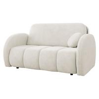 SCHLAFSOFA Viva Comfy III - Creme/Schwarz, Holz/Textil (152/85/103cm) - MIRJAN24