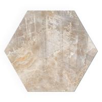 GLASPLATTE für Kamin h40 cm - Beige, Glas (40/40/0.4cm) - TULUP