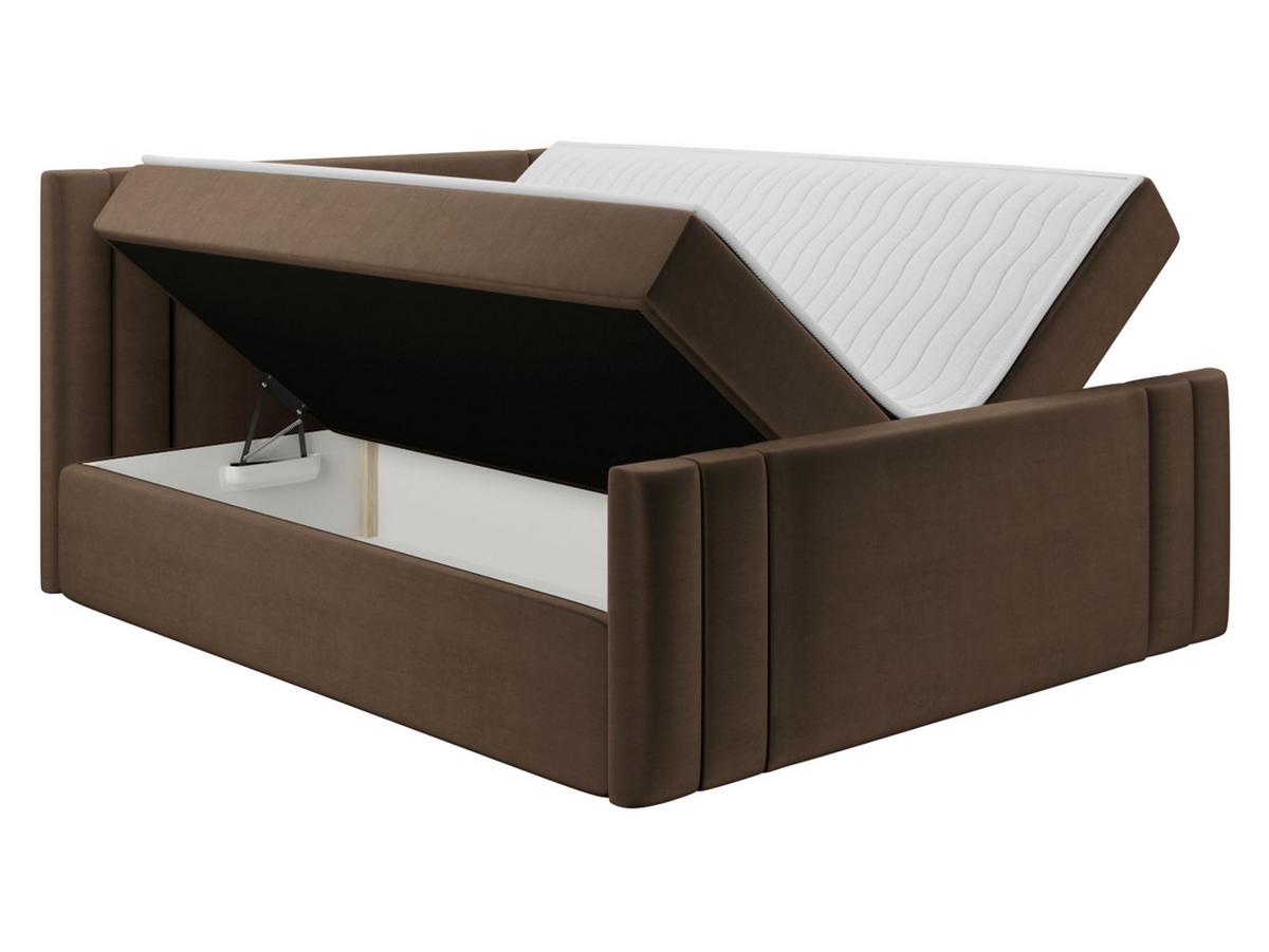 BOXBETT Carmen - H3 - Orange, Holz (160/200cm) - MIRJAN24