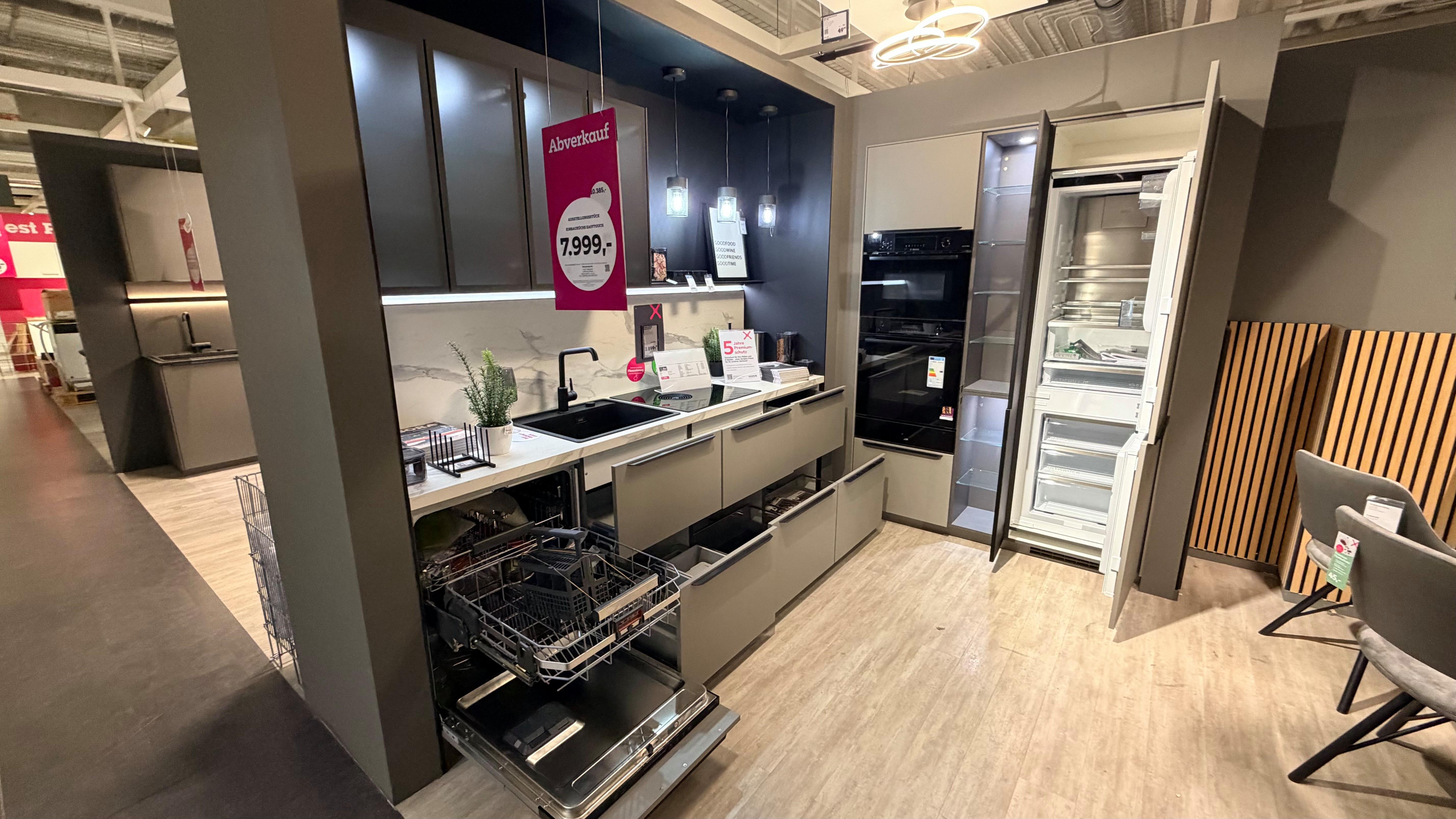 Einbauküche Nobilia EASYTOUCH Taupegrau - Nobilia