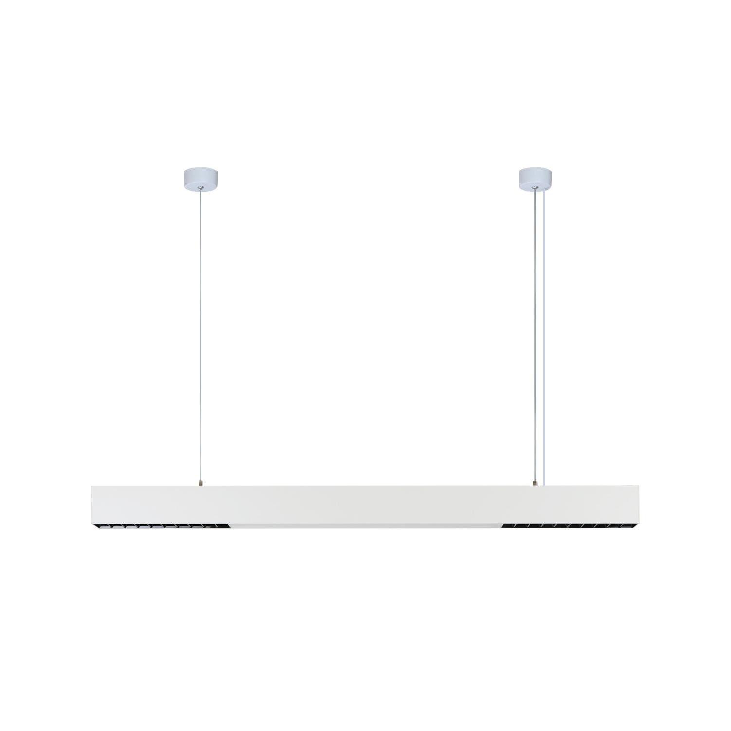 LED-HÄNGELEUCHTE Lichtjorn 7.5/3.3/106.5 cm - Weiß, Metall (106.5/7.5/3.3cm) - ZMH