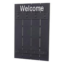 WANDGARDEROBE WELCOME SHABBY Grau - Grau, Holz (60/90/8cm) - MCW