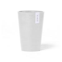 BLUMENTOPF Pisa 14/20 cm Weiß - Weiß, Kunststoff (14/20cm) - Ecopots