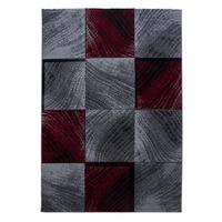 TEPPICH Kurzflor INN in Rot, kariert, 120 x 170 cm - Rot, Textil (170/120cm) - KADIMA DESIGN