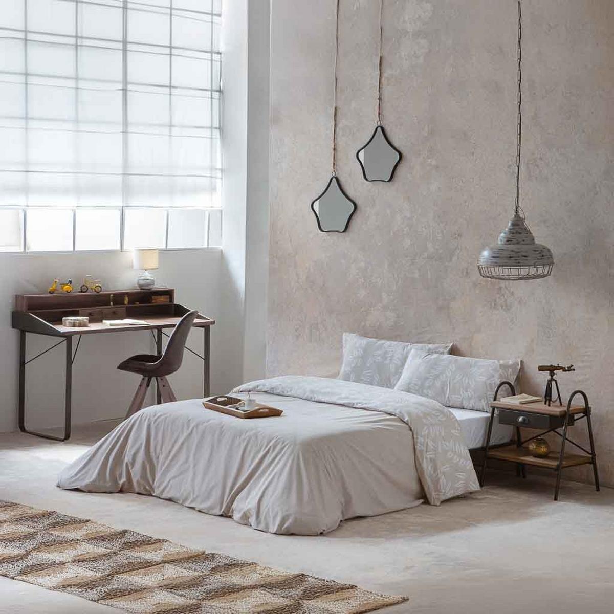 NACHTTISCH aus Metall und Holz, braun, 52x42x60cm - Braun, Holz (52/60/42cm) - Wanderlust