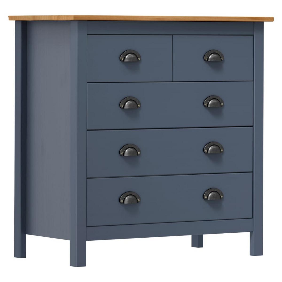 KOMMODE Cook 79/40/80 cm - Grau, Holzwerkstoff (79/80/40cm) - Nettlife